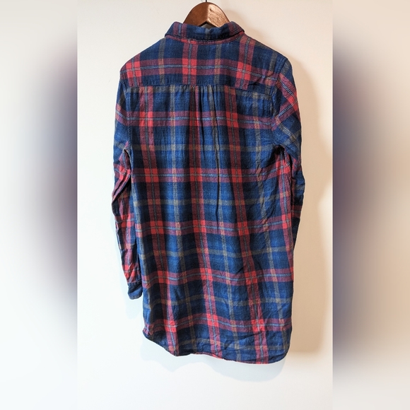 Dylan Long Sleeve Button Down Shirt Tunic - Picture 3 of 3